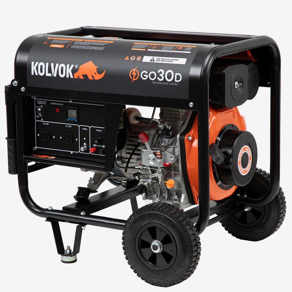 Generador Eléctrico 3 kVA KOLVOK (Diésel)