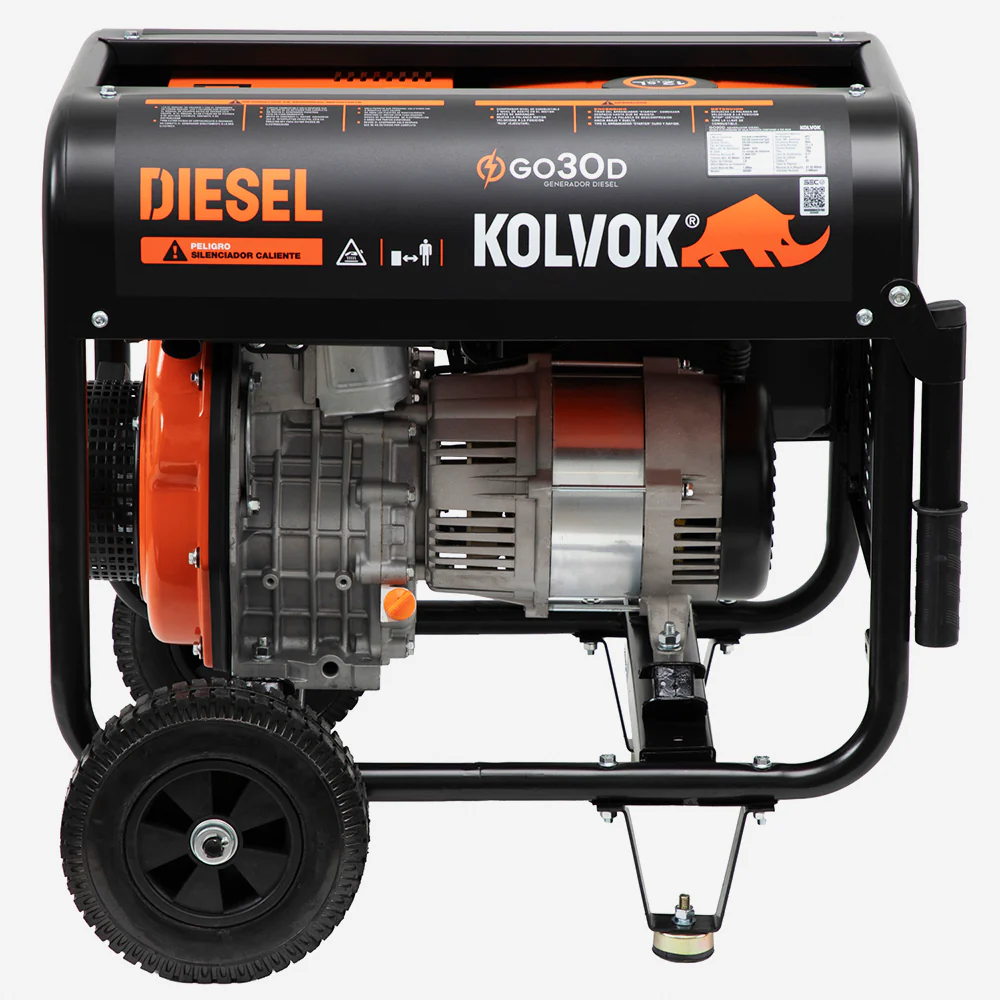 Generador Eléctrico 3 kVA KOLVOK (Diésel) - Imagen 3
