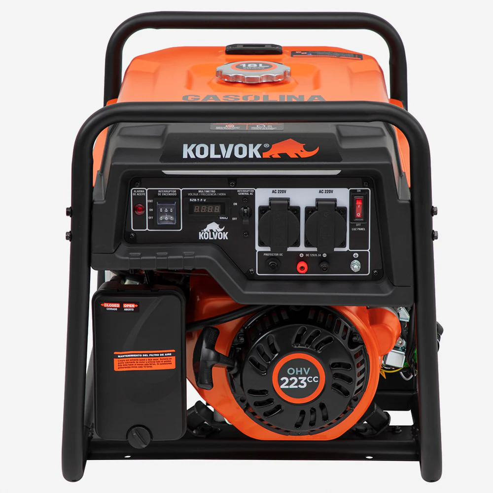 Generador Eléctrico 3.5 kVA KOLVOK (Gasolina) - Imagen 2