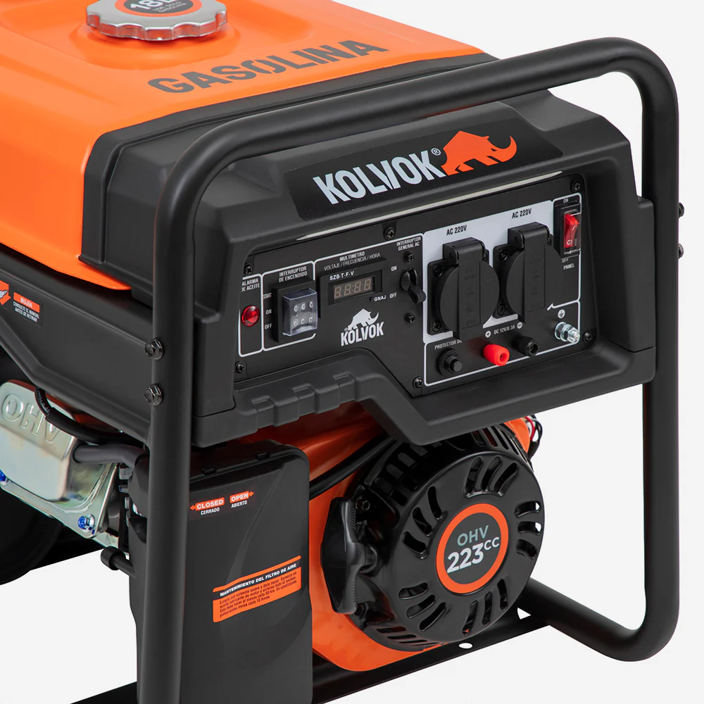 Generador Eléctrico 3.5 kVA KOLVOK (Gasolina) - Imagen 4